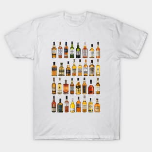 Whiskey Bottles T-Shirt